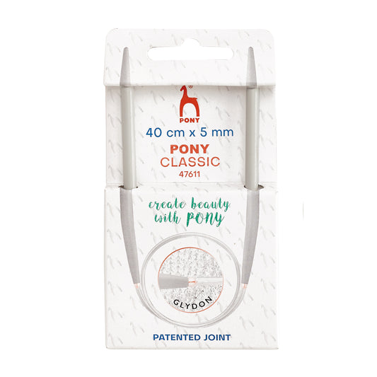 Pony 40cm Circular Knitting Needle