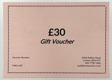 Load image into Gallery viewer, Sharp Works Gift Voucher
